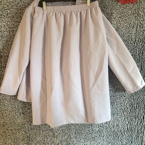 Jessica McClintock Women's Plus Size 20 Purple Embroidered Jacket/skirt